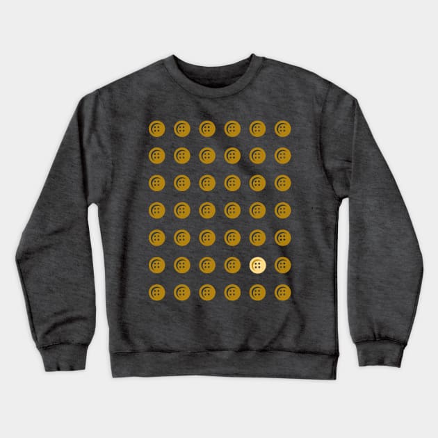 Button up Crewneck Sweatshirt by verycherry